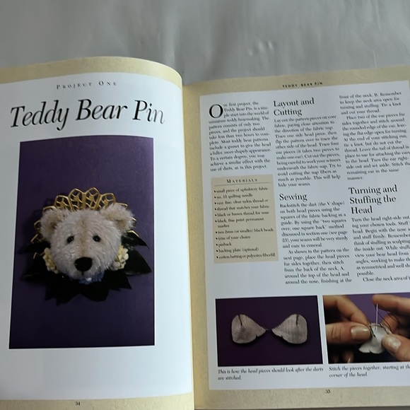NWT Teddy Bears How to Make Enchanting Miniature BOOK Debbie Kesling 1997 - Picture 10 of 17